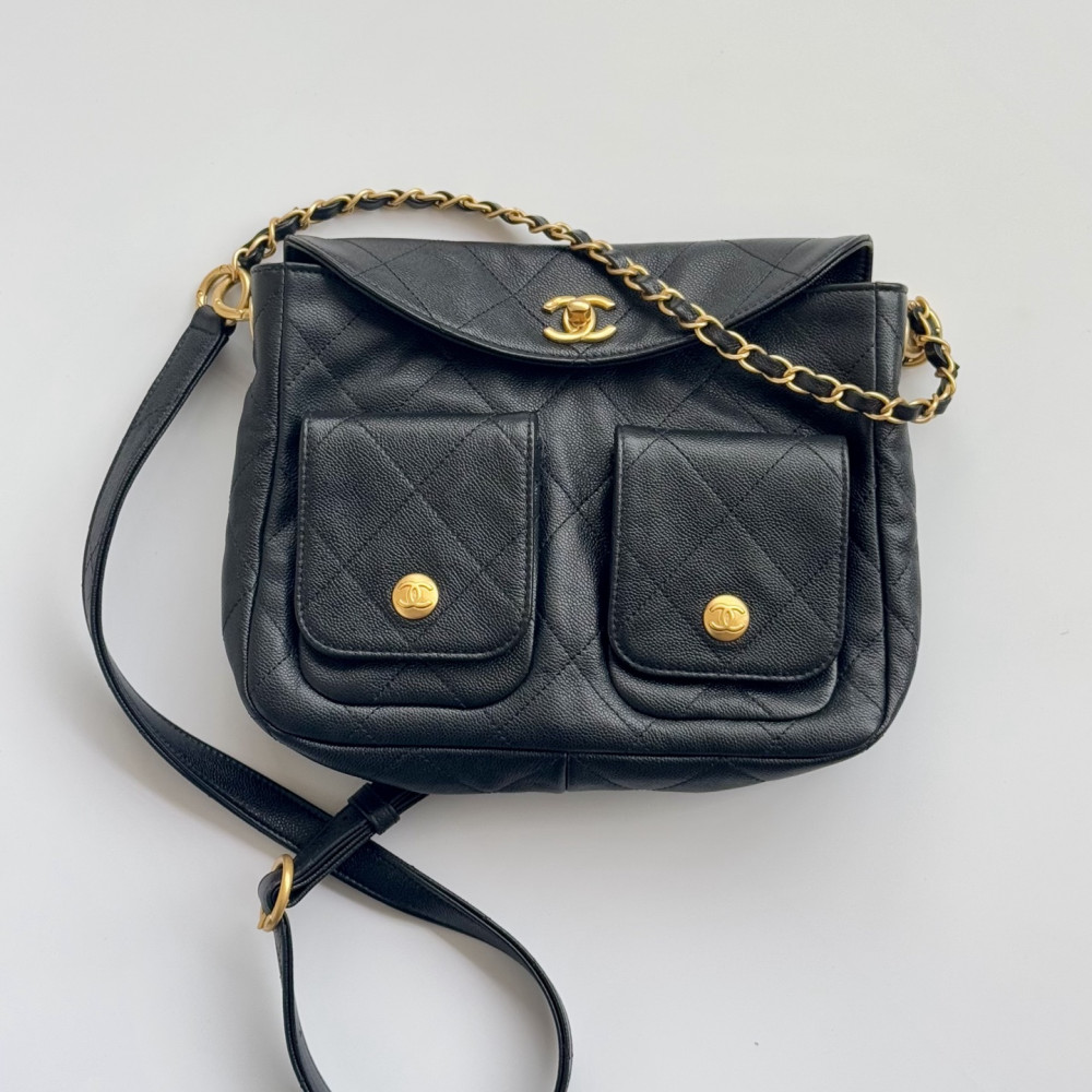 Chanel 25P New Hippie Hobo Crossbody Bag!