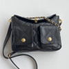 Chanel 24P lambskin Hippie Hobo underarm bag! 