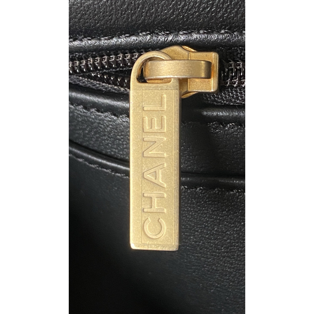 Chanel 25K CF Mini Woven Handle Flap Bag,