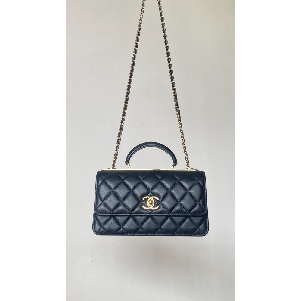 Chanel 24B New Arrival – Trendy CC Handle WOC Bag
