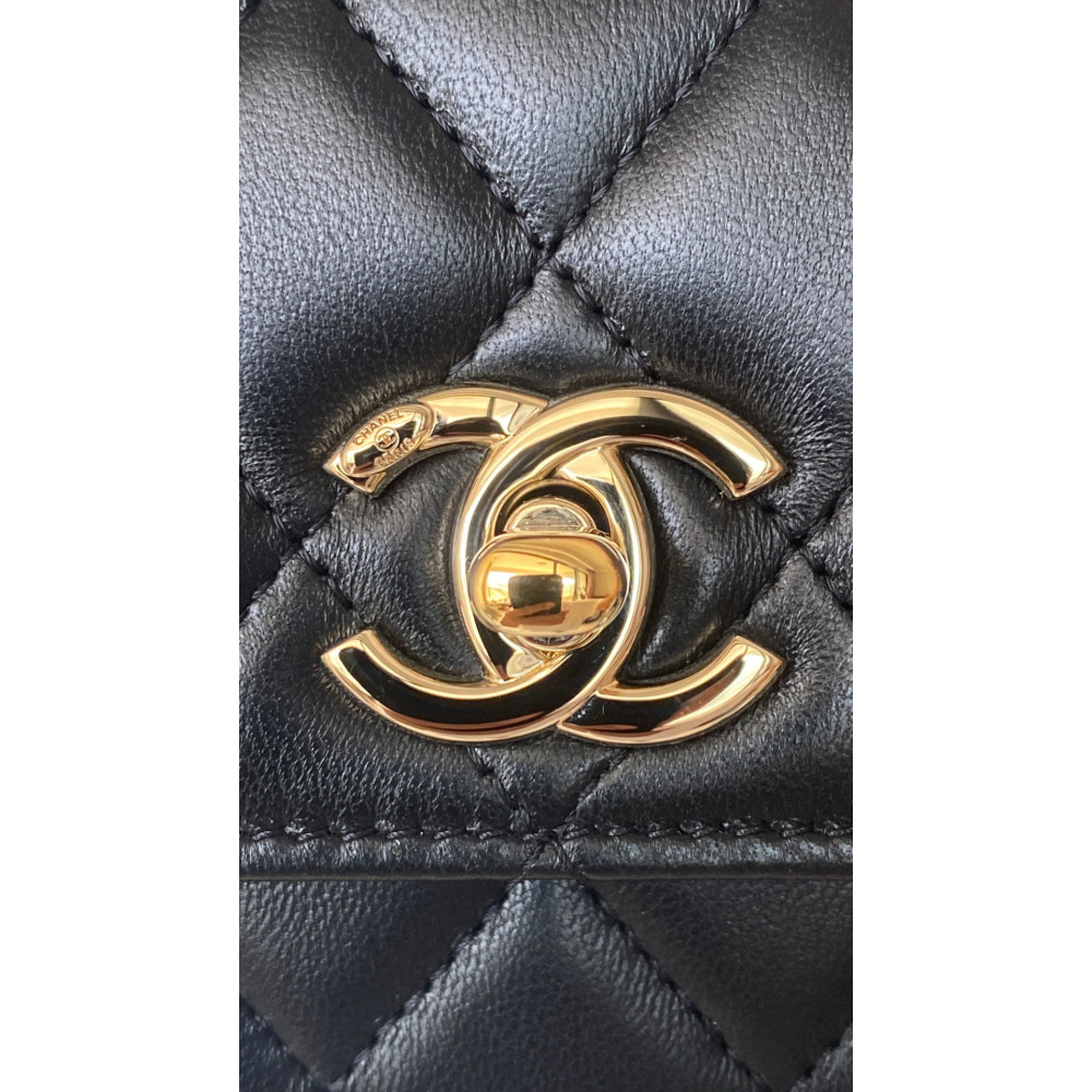 Chanel 24B New Arrival – Trendy CC Handle WOC Bag