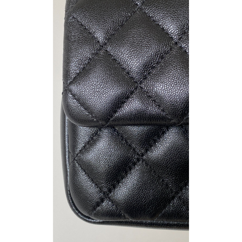 Chanel 24P NEW Pearl Chain Square Boy Bag