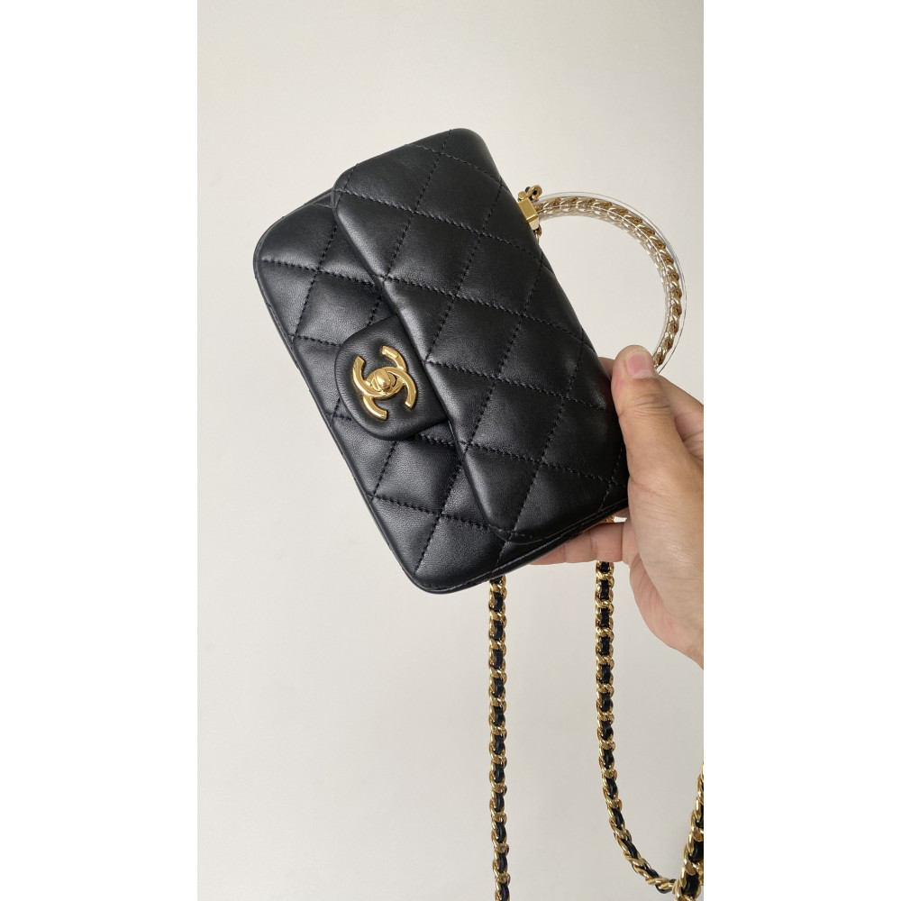 Chanel 24SS CF Mini Flap Handbag!