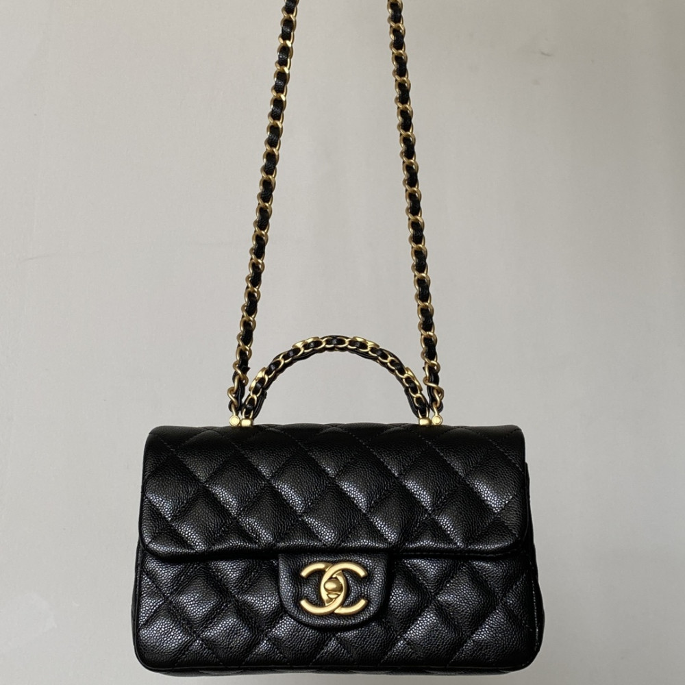 Chanel 25B New Arrival "Double C Handle" CF Bag! 