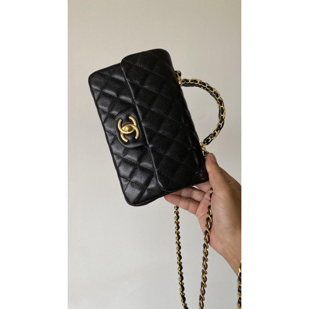 Chanel 25B New Arrival "Double C Handle" CF Bag! 