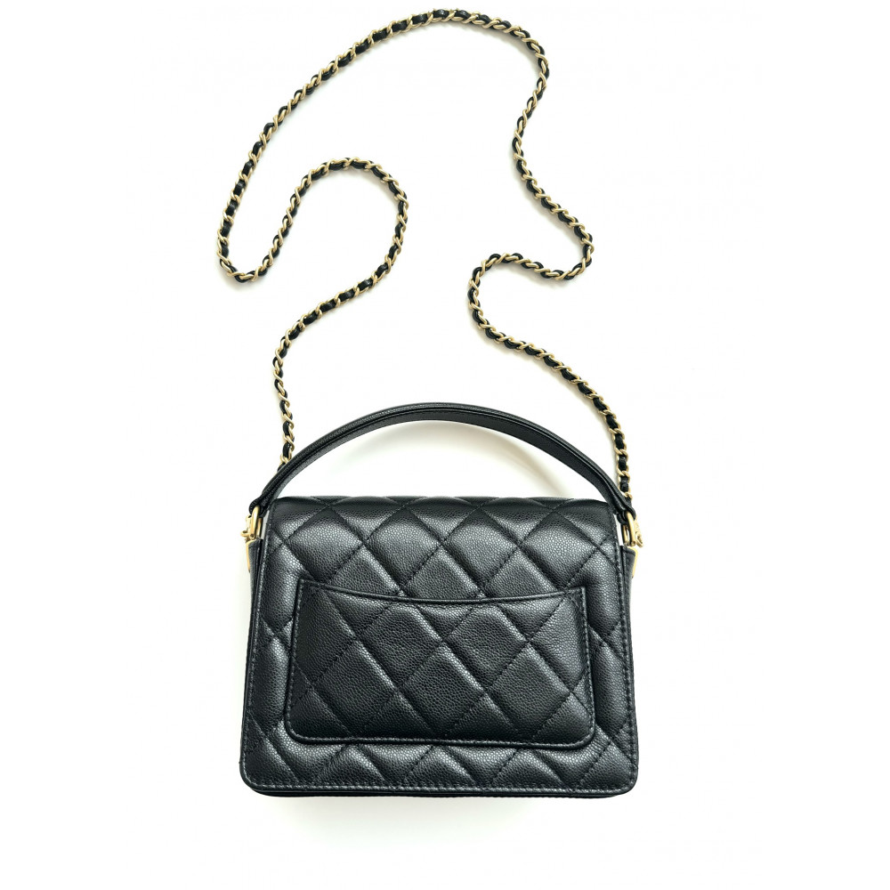 Chanel 24K New CF Handle Top-Handle Bag "Small"! 
