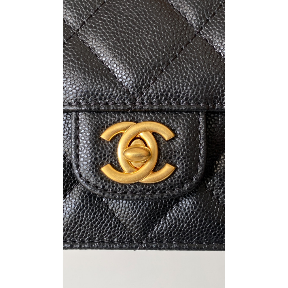 Chanel 24K New CF Handle Top-Handle Bag "Mini"!