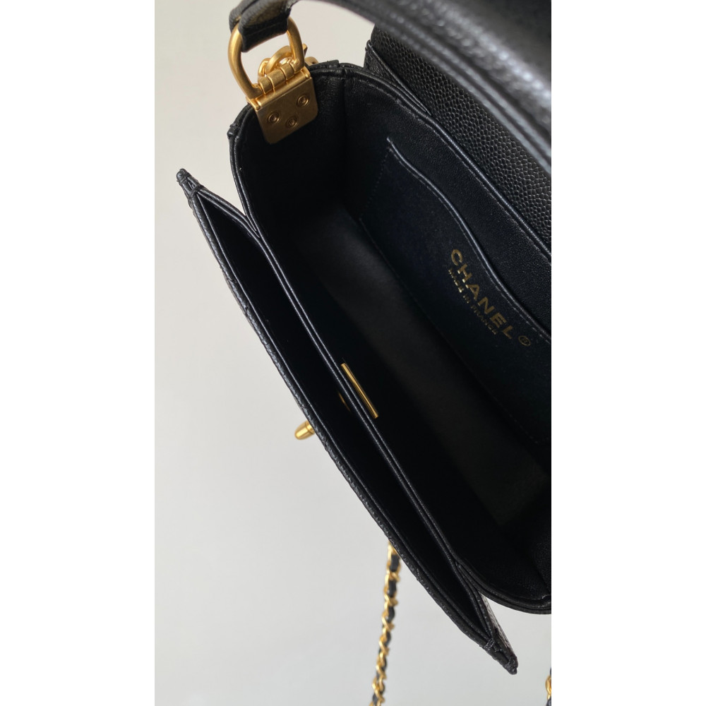 Chanel 24K New CF Handle Top-Handle Bag "Mini"!