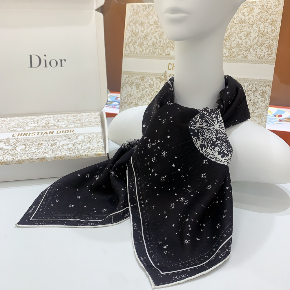 Dior 100% Mulberry Silk 90cm Scarf!  