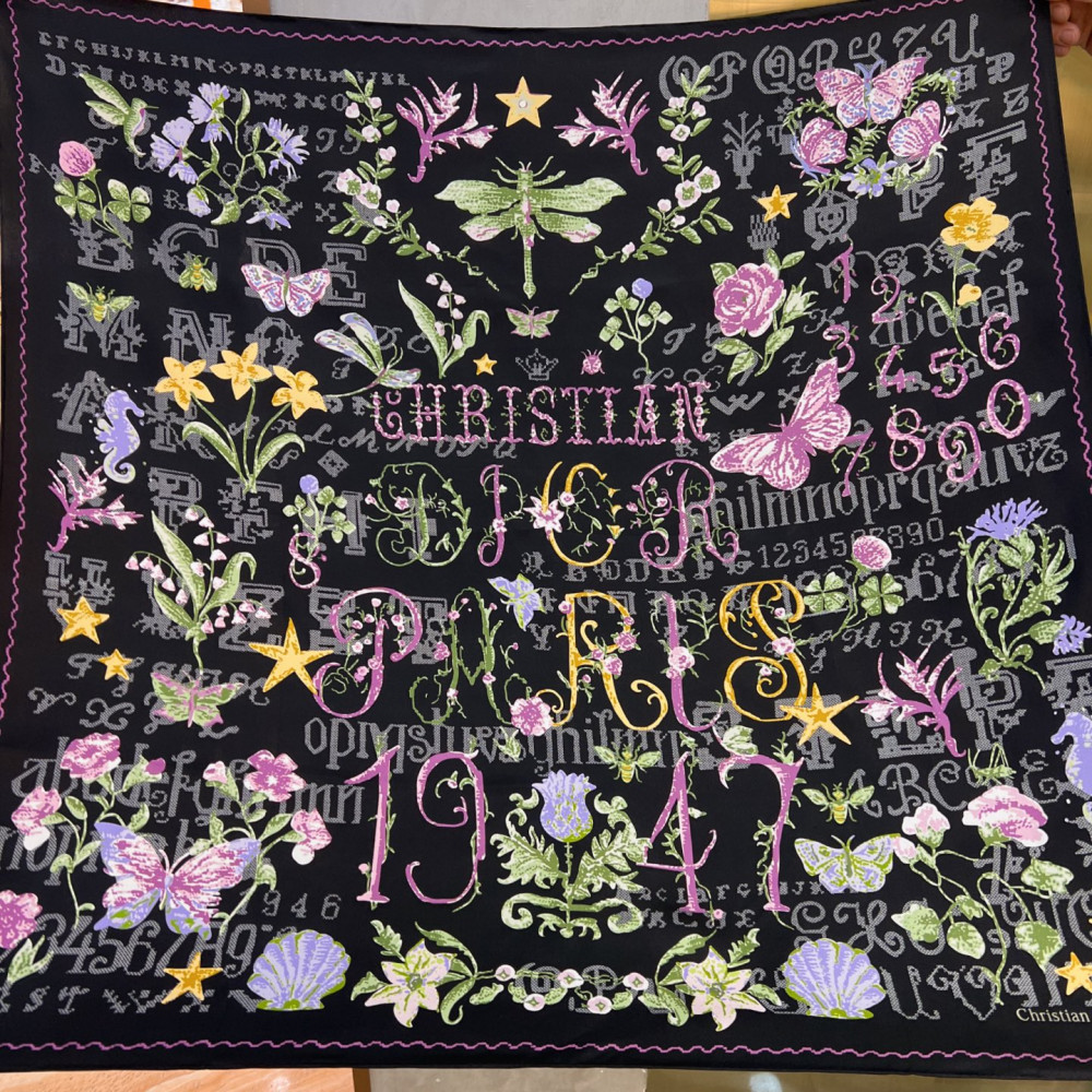 Dior 100% Mulberry Silk 90cm Scarf!  