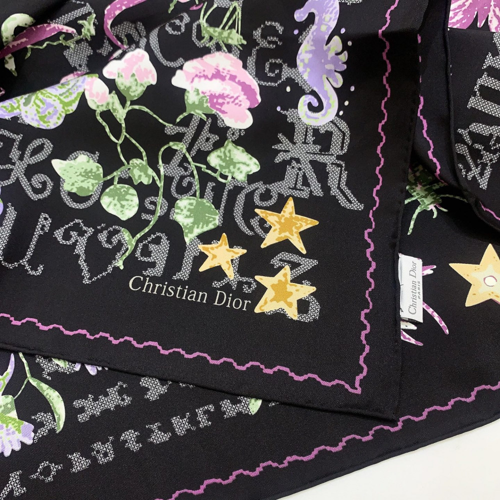 Dior 100% Mulberry Silk 90cm Scarf!  