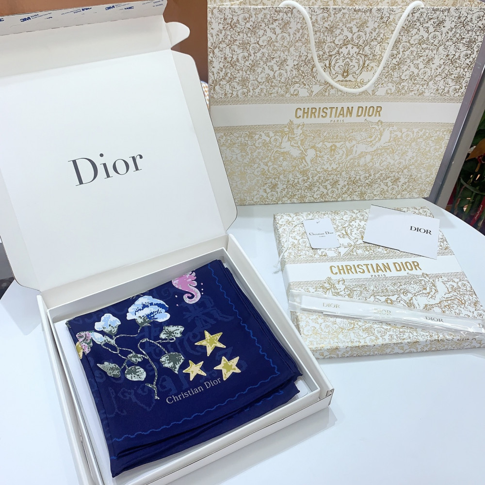 Dior 100% Mulberry Silk 90cm Scarf!  