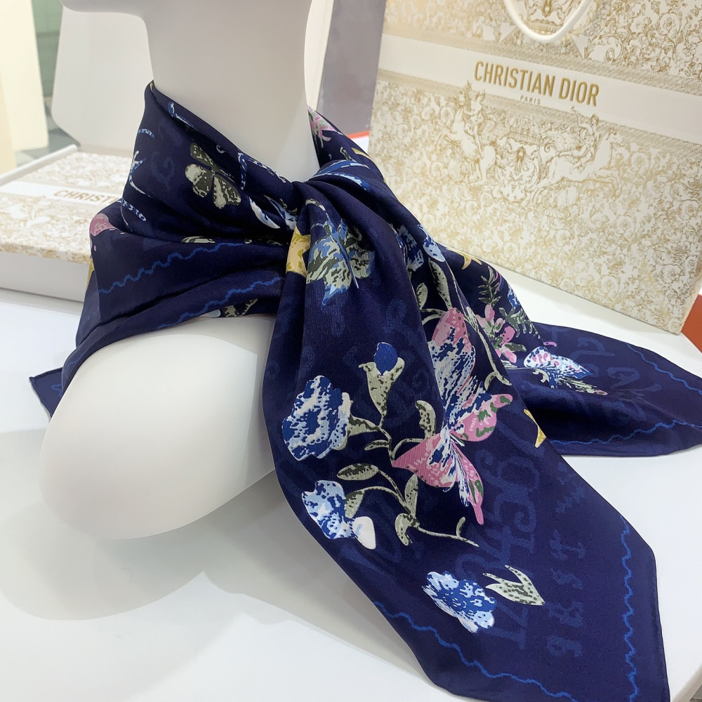 Dior 100% Mulberry Silk 90cm Scarf!  