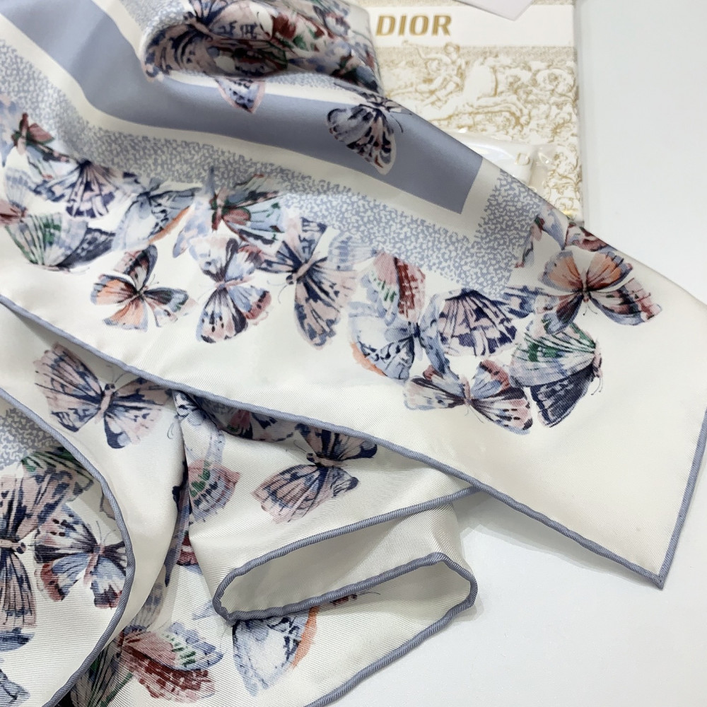 Dior 100% Mulberry Silk 90cm Scarf!  