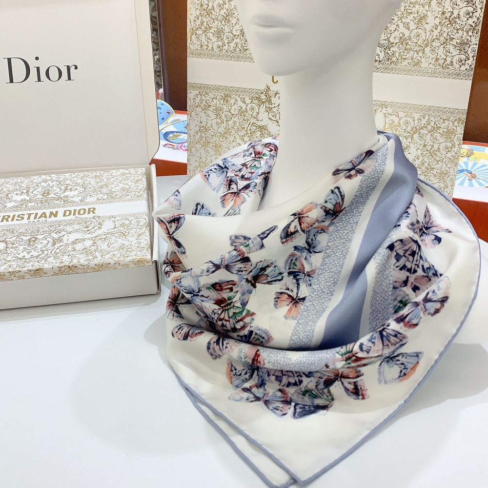 Dior 100% Mulberry Silk 90cm Scarf!  