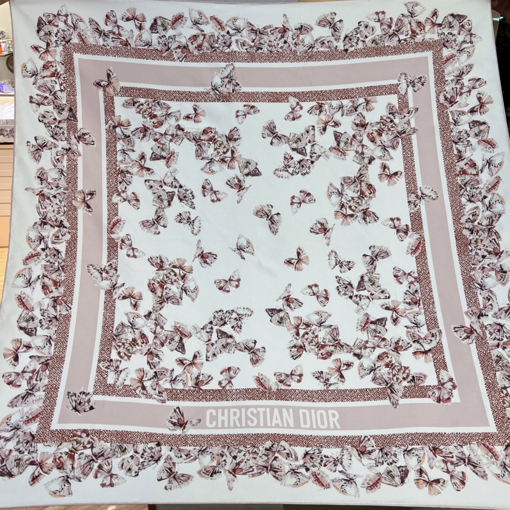Dior 100% Mulberry Silk 90cm Scarf!  
