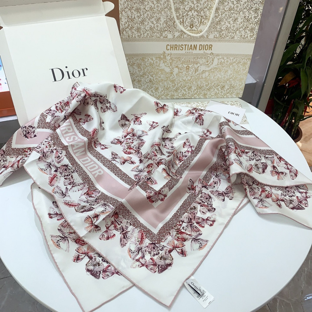 Dior 100% Mulberry Silk 90cm Scarf!  