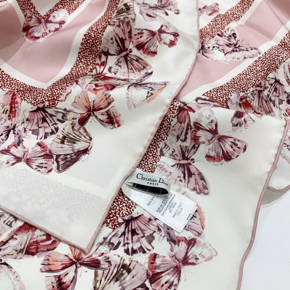 Dior 100% Mulberry Silk 90cm Scarf!  