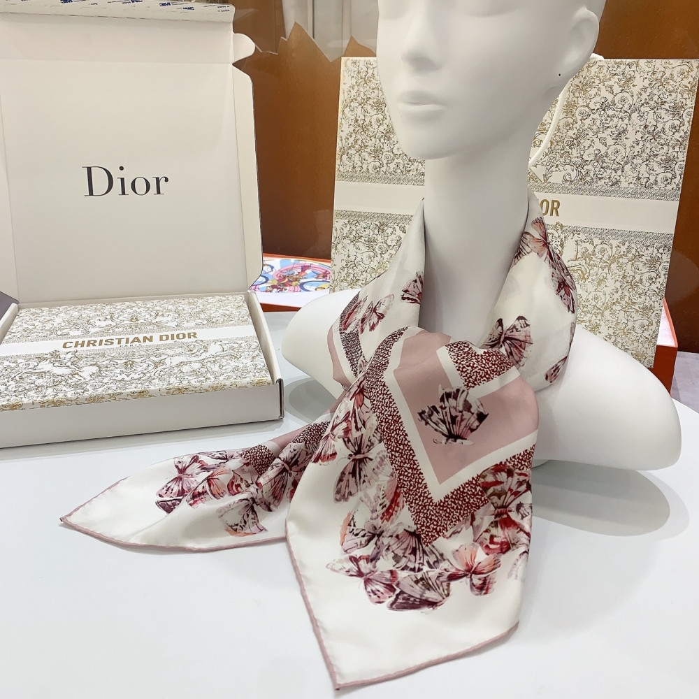 Dior 100% Mulberry Silk 90cm Scarf!  