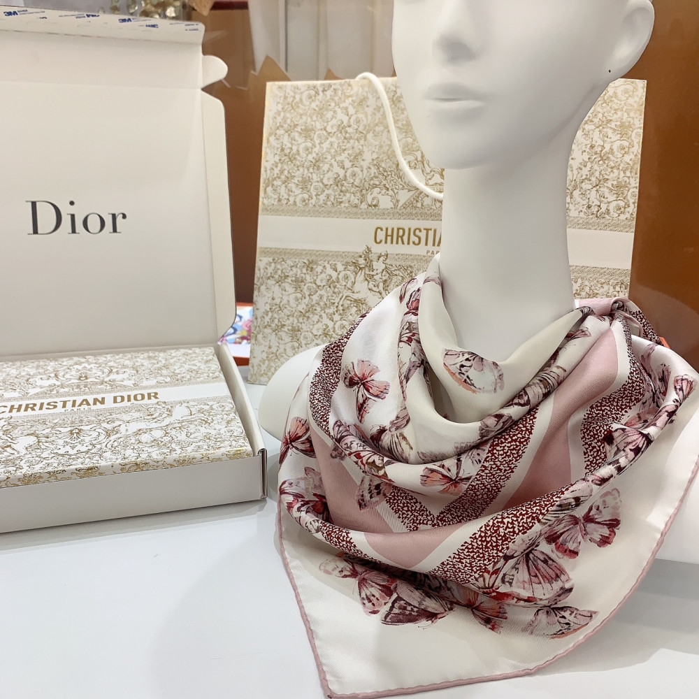 Dior 100% Mulberry Silk 90cm Scarf!  
