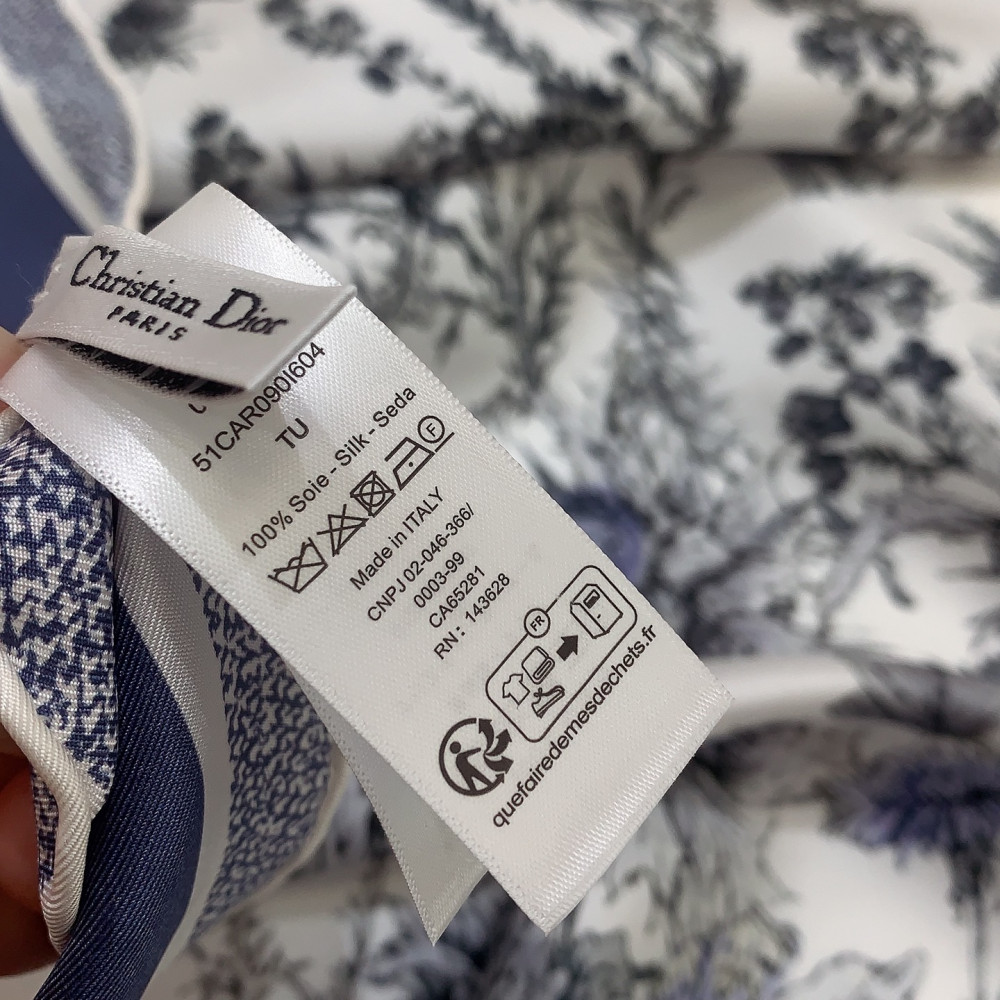 Dior 100% Mulberry Silk 90cm Scarf!  