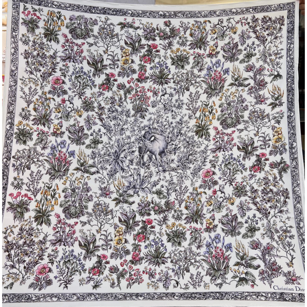 Dior 100% Mulberry Silk 90cm Scarf!  