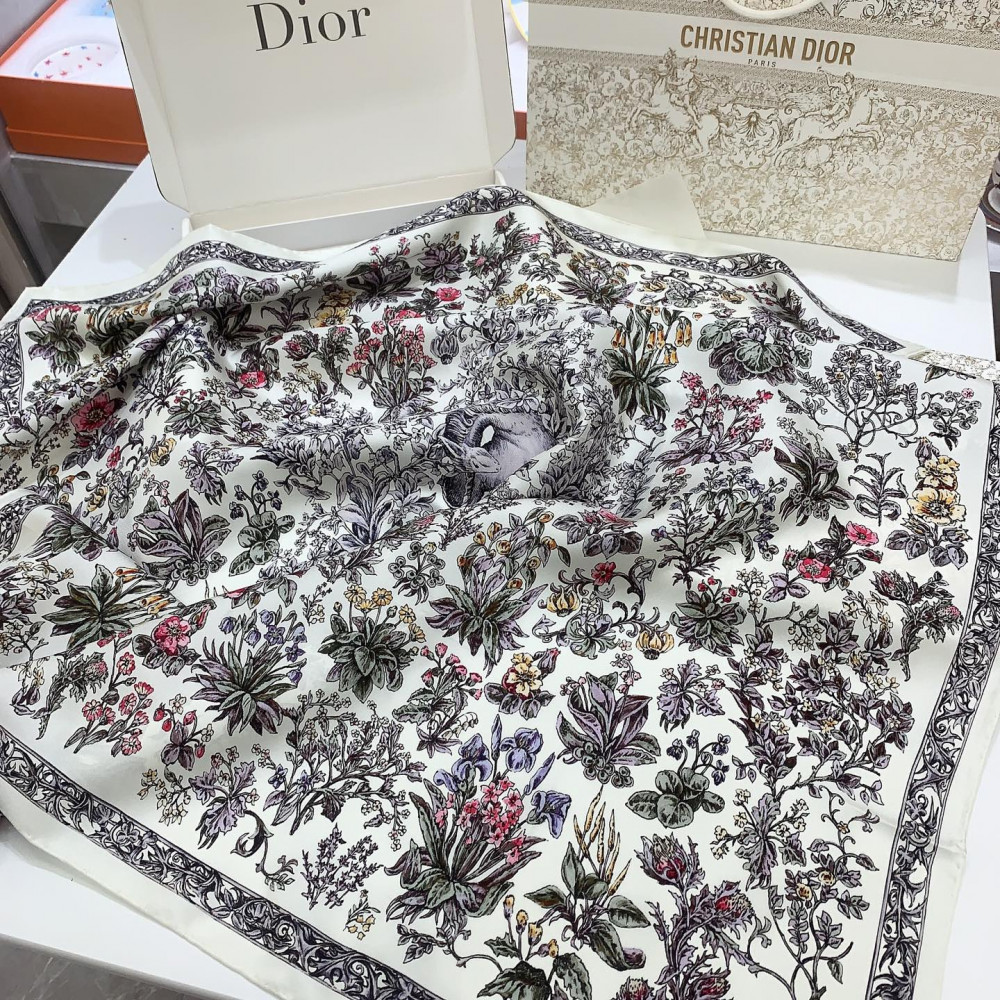 Dior 100% Mulberry Silk 90cm Scarf!  