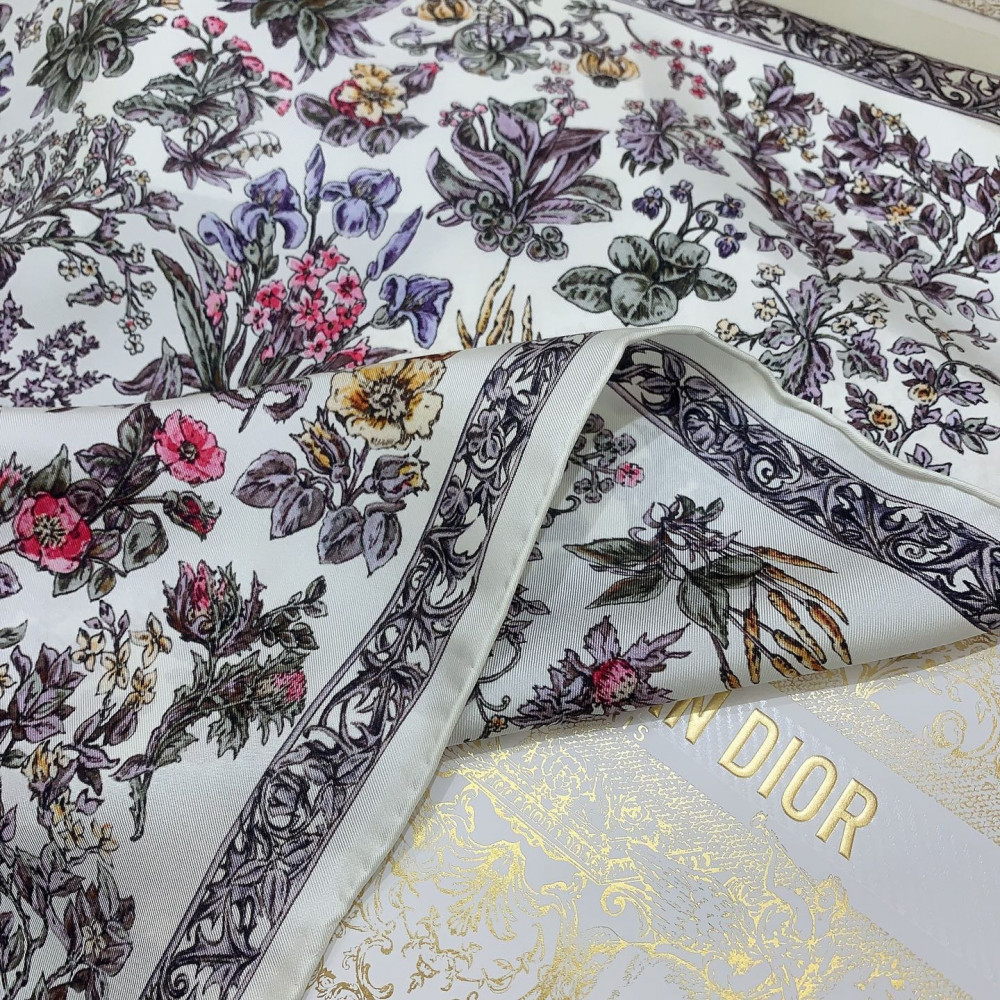 Dior 100% Mulberry Silk 90cm Scarf!  