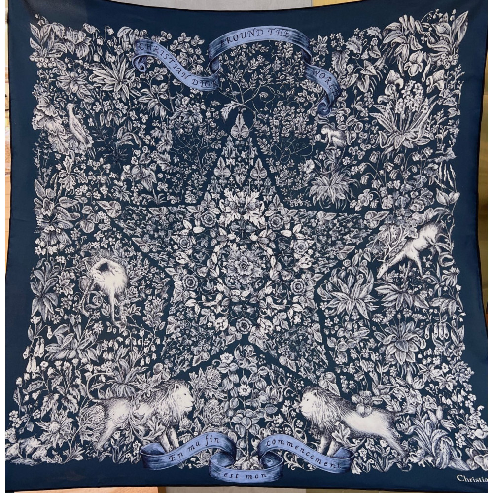 Dior 100% Mulberry Silk 90cm Scarf!  