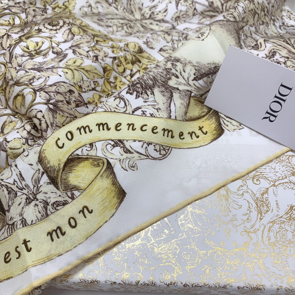 Dior 100% Mulberry Silk 90cm Scarf!  