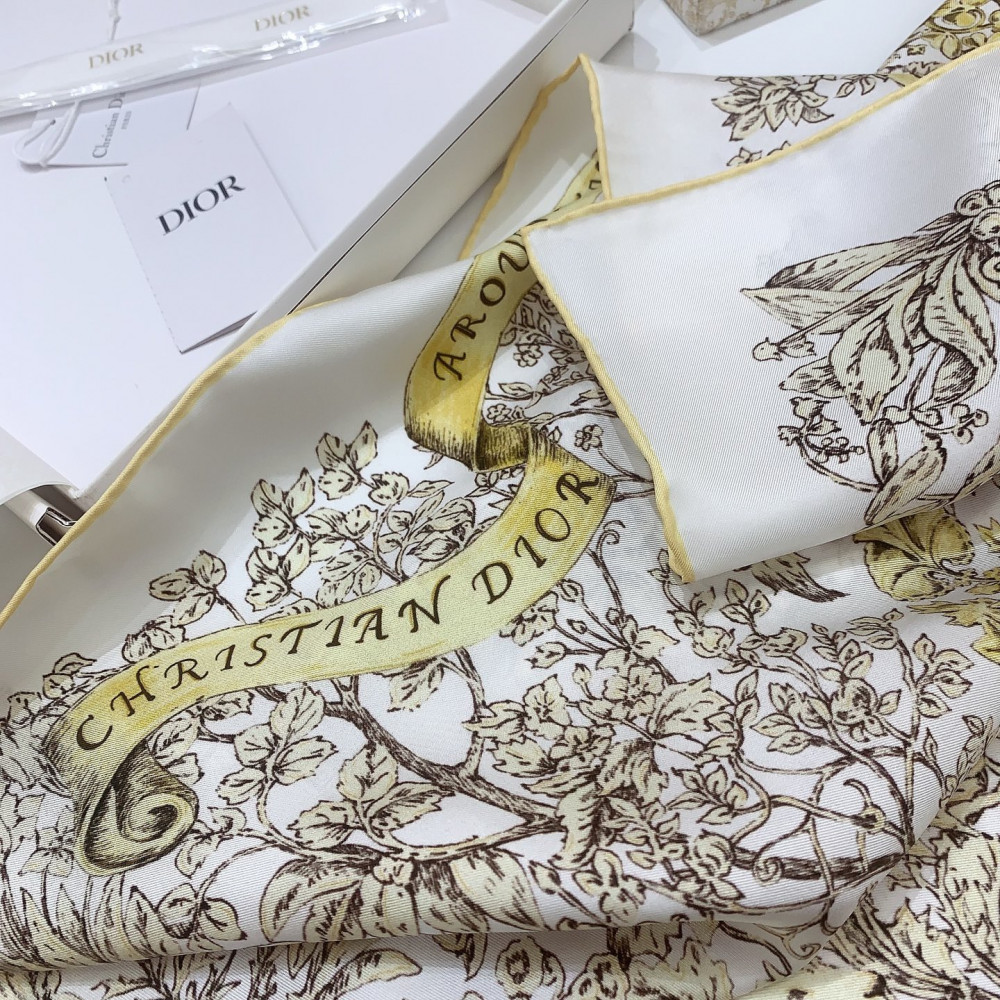 Dior 100% Mulberry Silk 90cm Scarf!  