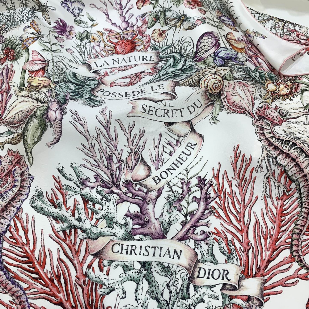 Dior 100% Mulberry Silk 90cm Scarf!  