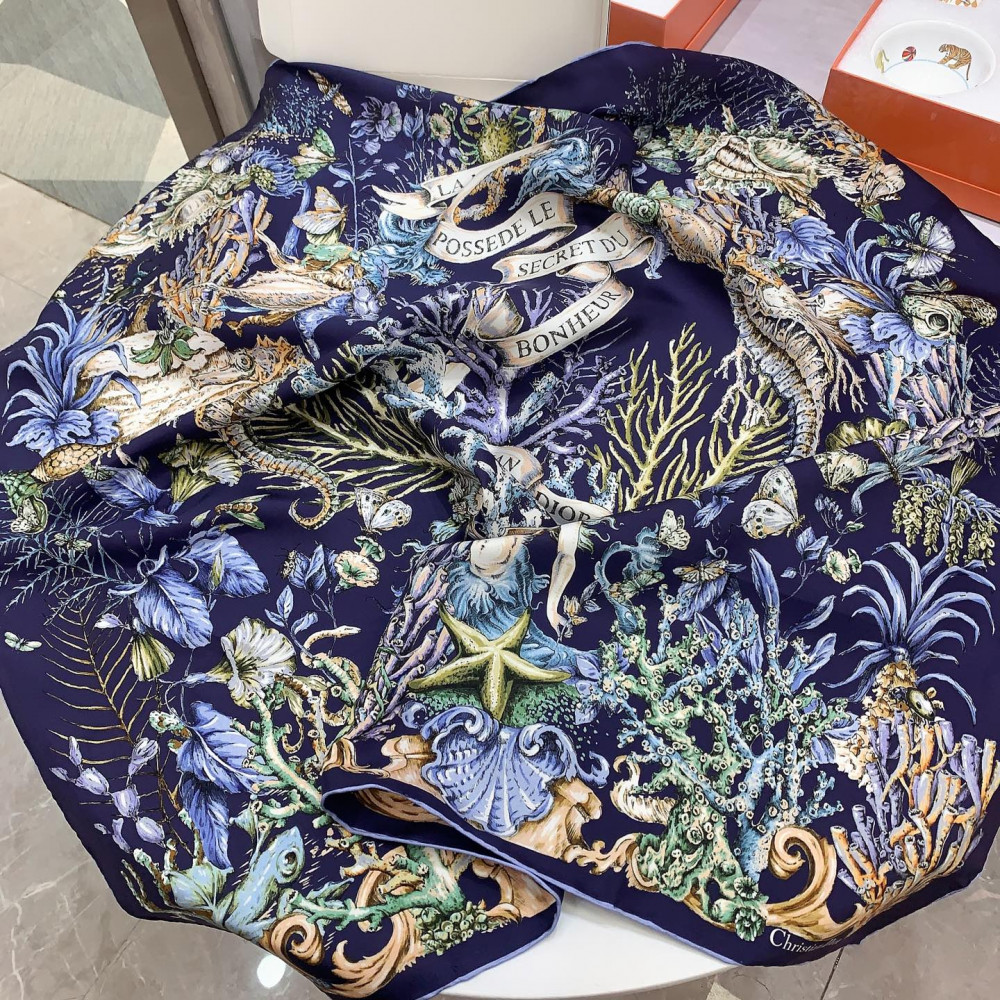 Dior 100% Mulberry Silk 90cm Scarf!  