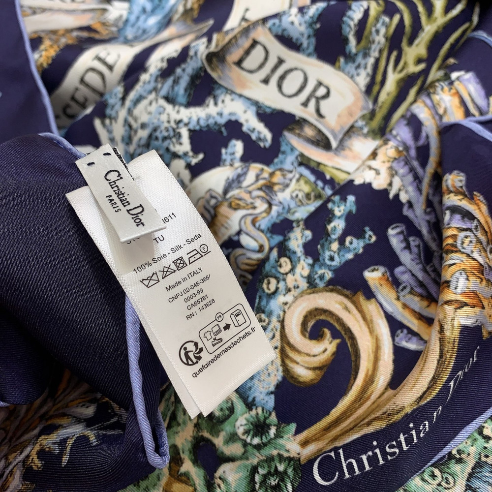 Dior 100% Mulberry Silk 90cm Scarf!  