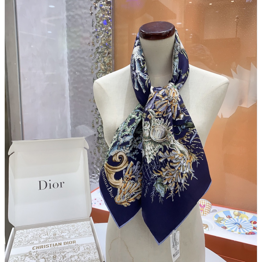 Dior 100% Mulberry Silk 90cm Scarf!  