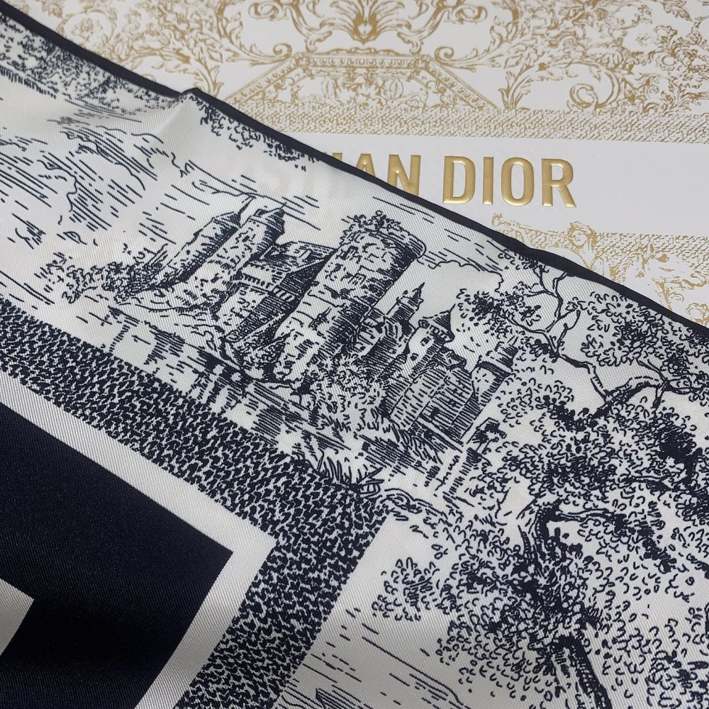 Dior 100% Mulberry Silk 90cm Scarf!  