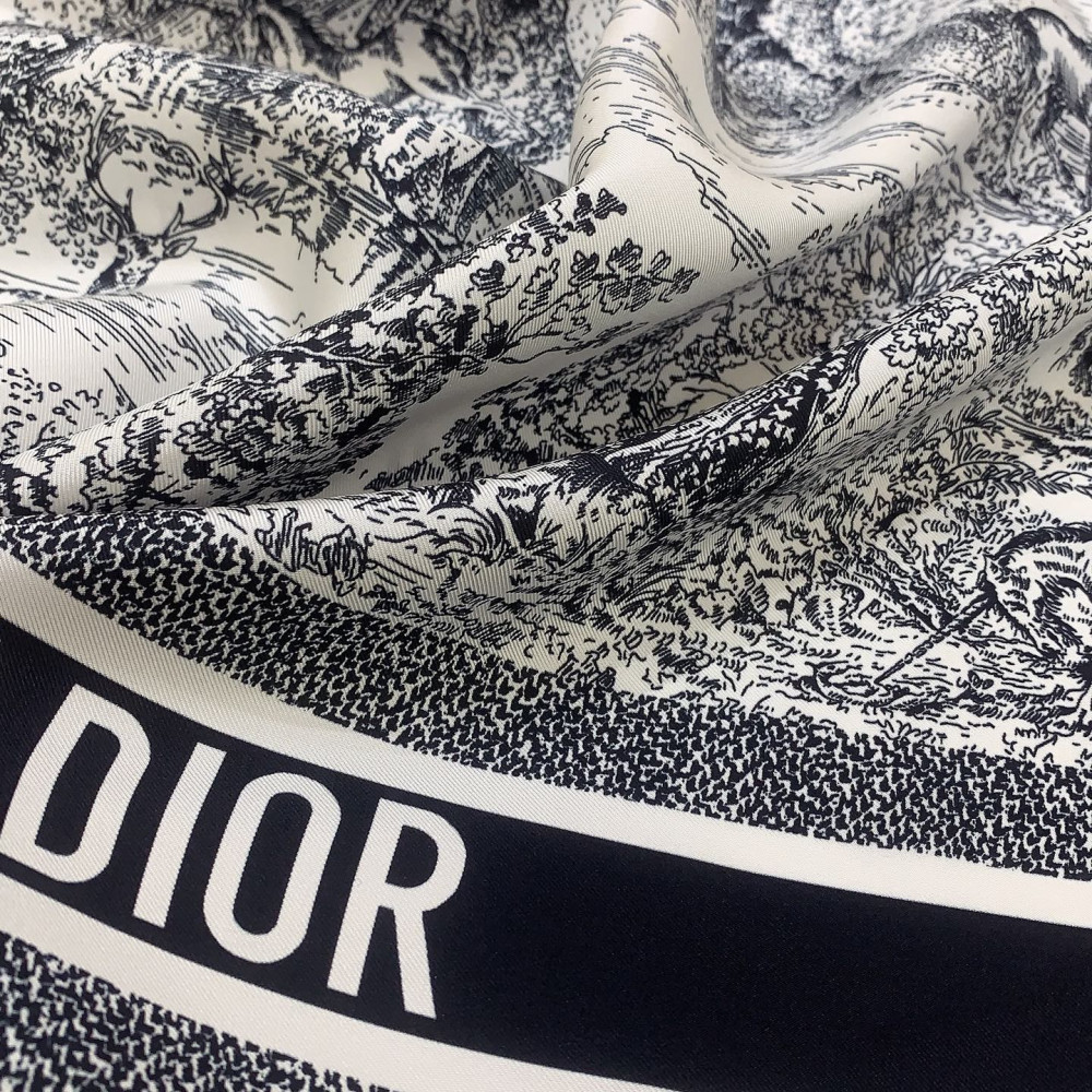 Dior 100% Mulberry Silk 90cm Scarf!  