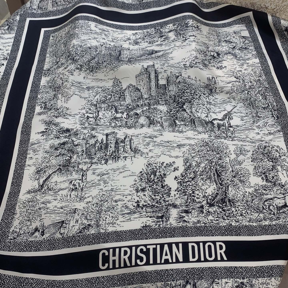 Dior 100% Mulberry Silk 90cm Scarf!  