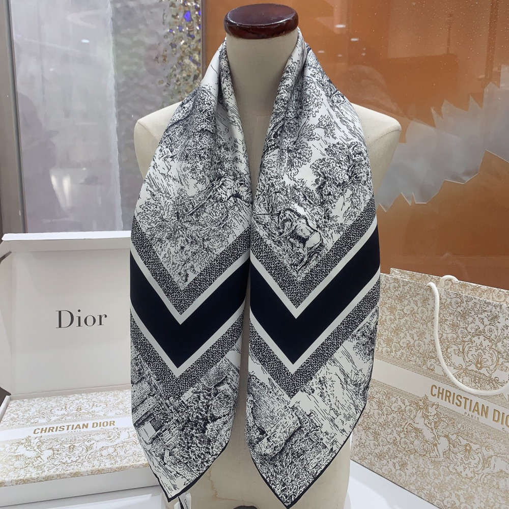 Dior 100% Mulberry Silk 90cm Scarf!  