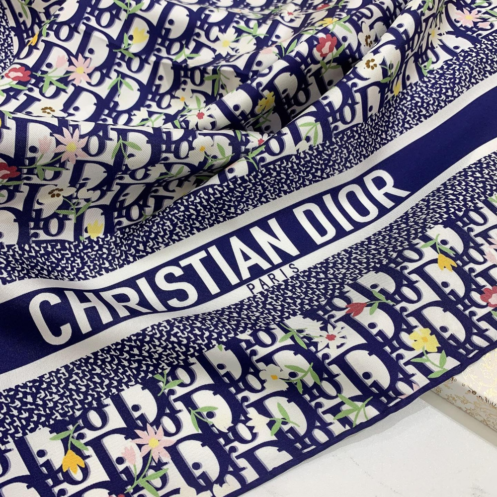 Dior 100% Mulberry Silk 90cm Scarf!  