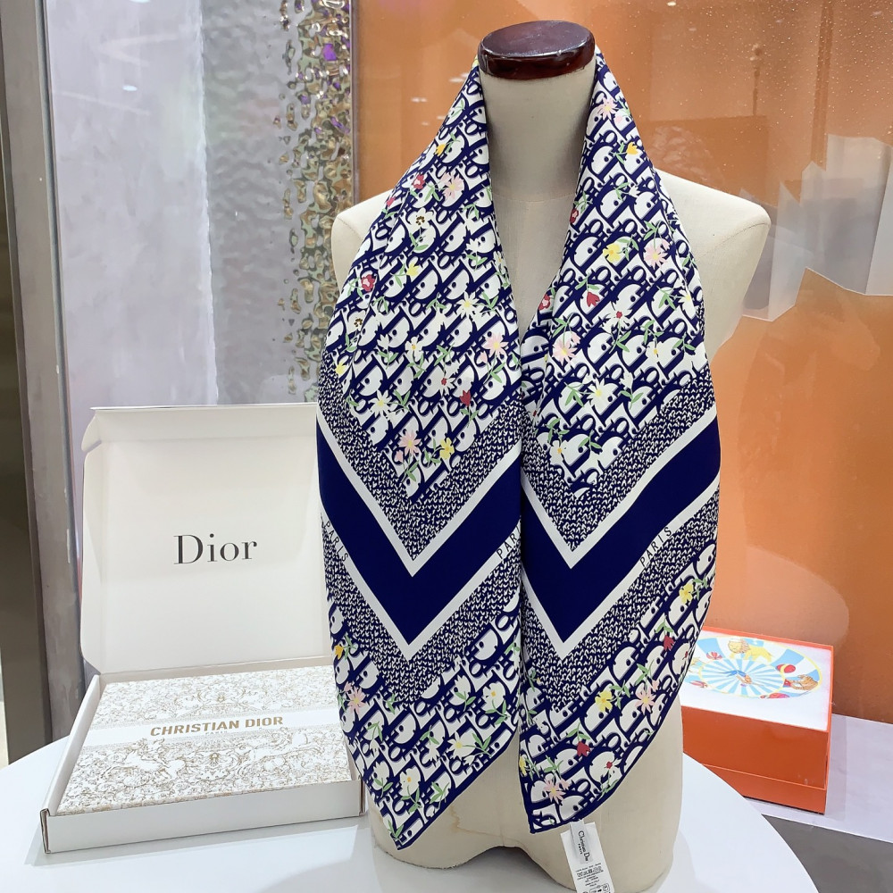 Dior 100% Mulberry Silk 90cm Scarf!  