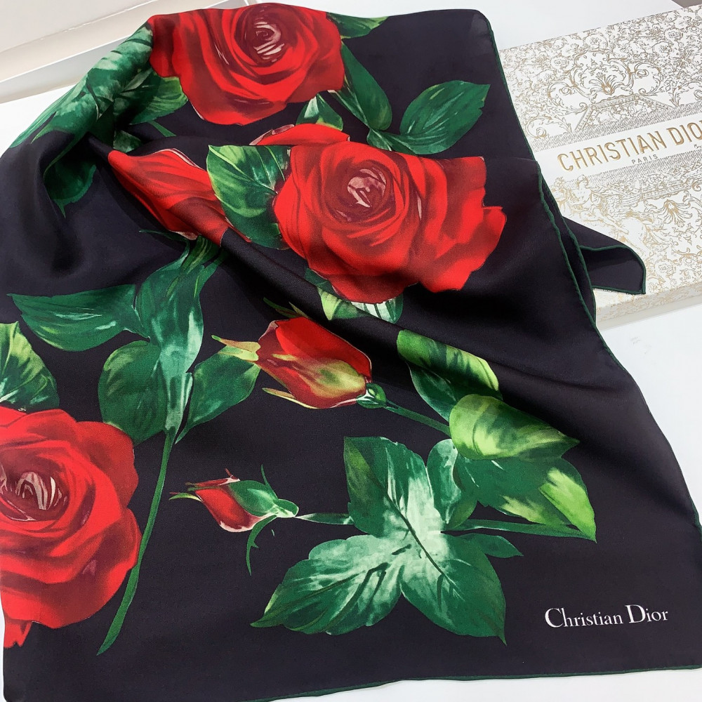 Dior 100% Mulberry Silk 90cm Scarf!  