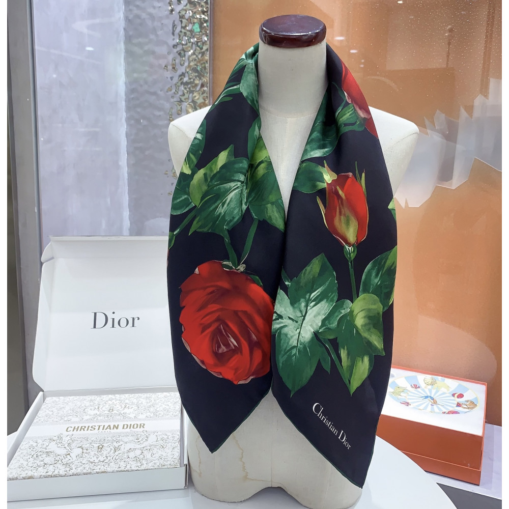 Dior 100% Mulberry Silk 90cm Scarf!  
