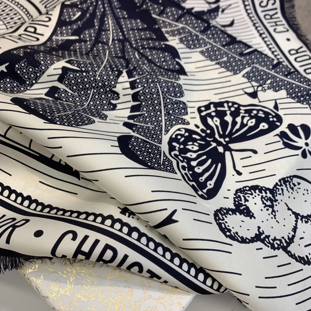 Dior 100% Mulberry Silk 90cm Scarf!  