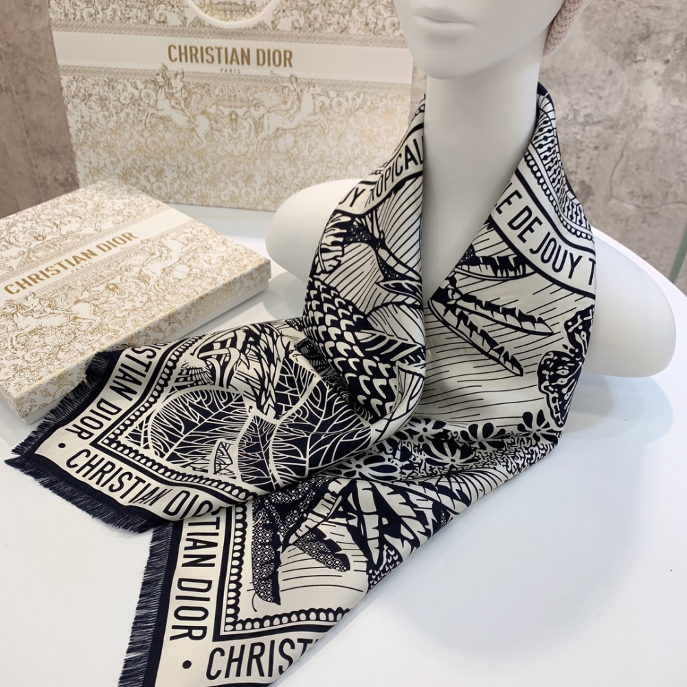 Dior 100% Mulberry Silk 90cm Scarf!  