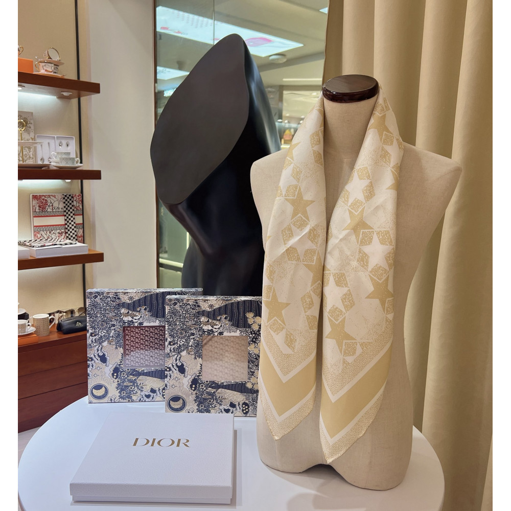 Dior 100% Mulberry Silk 90cm Scarf!  