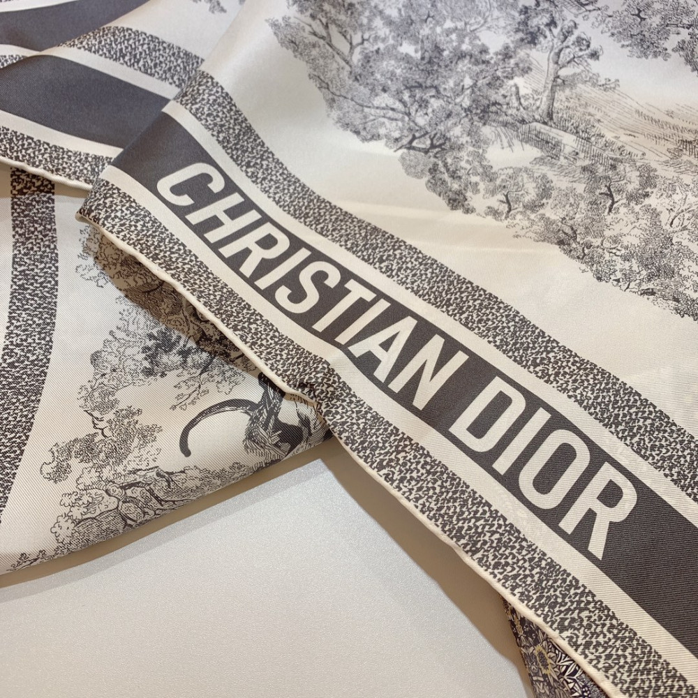 Dior 100% Mulberry Silk 90cm Scarf!  