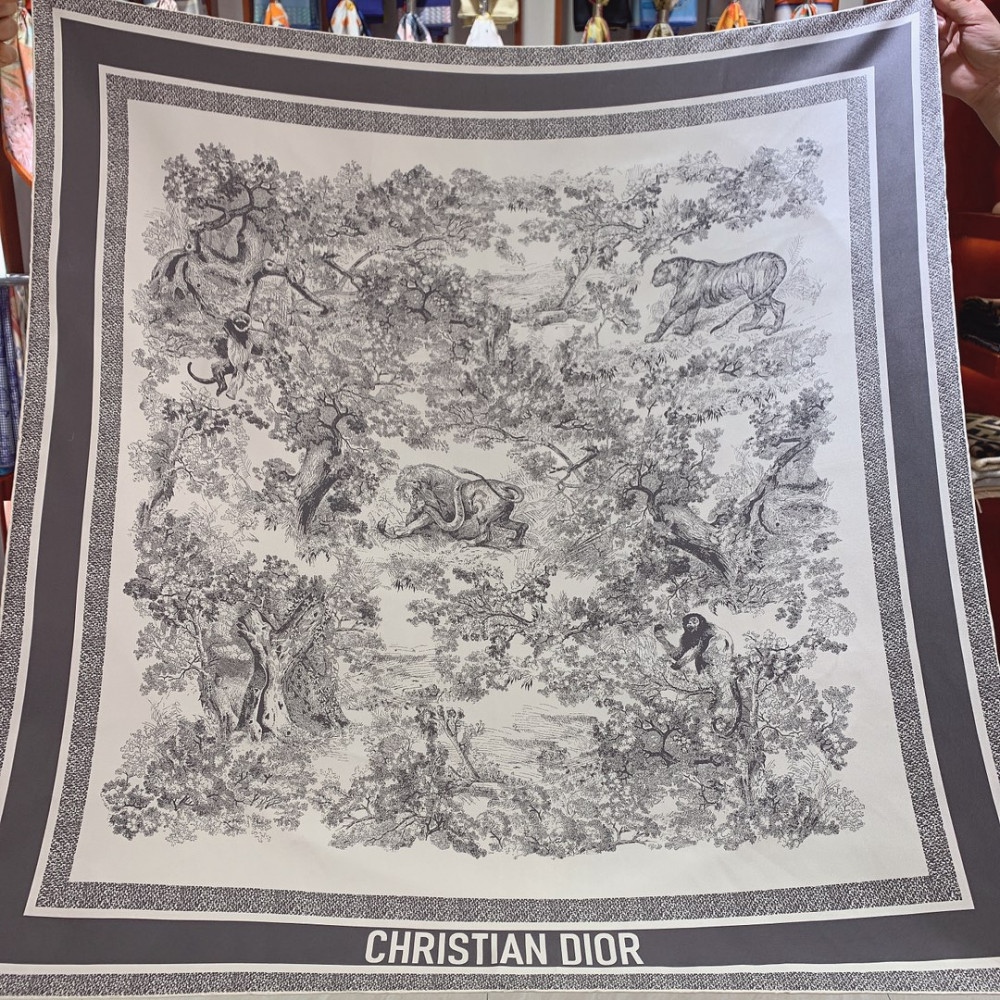 Dior 100% Mulberry Silk 90cm Scarf!  