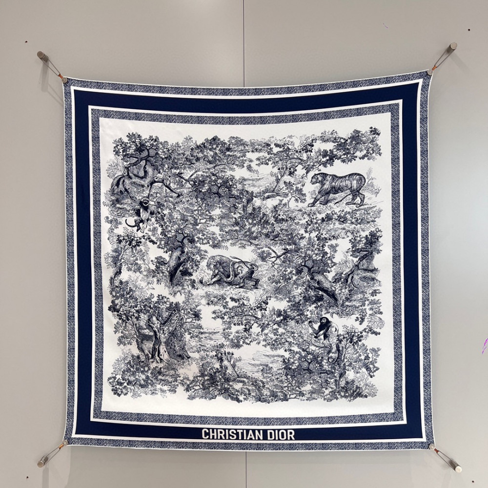 Dior 100% Mulberry Silk 90cm Scarf!  