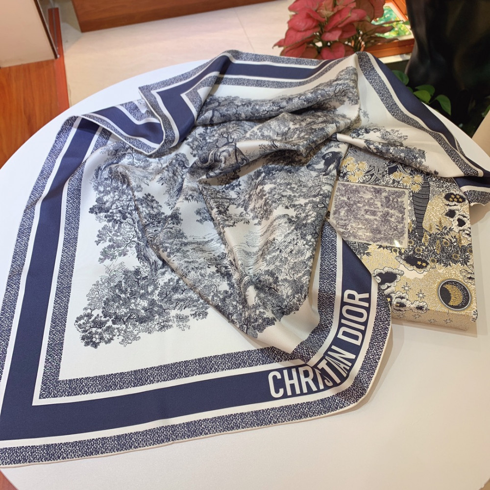 Dior 100% Mulberry Silk 90cm Scarf!  